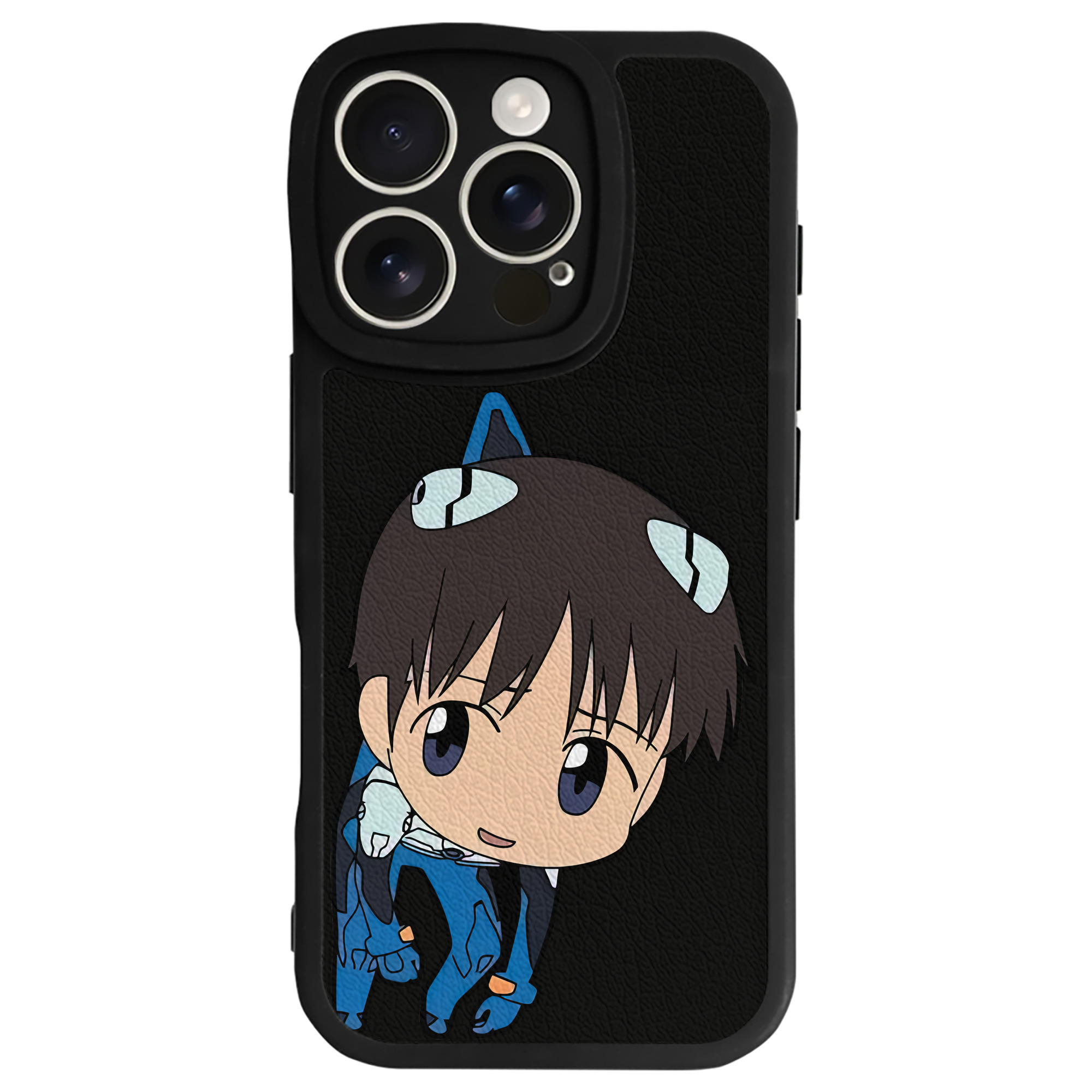 （画像用） EVA 新世紀エヴァンゲリオン 【iPhone 16シリーズ対応】シリコンスマホケース（レザー調） 材質：シリコン